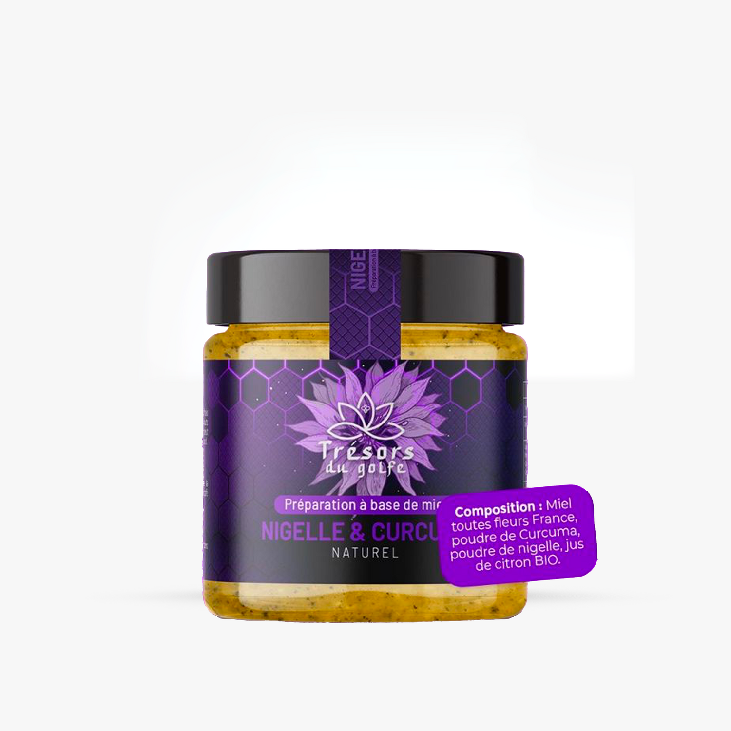 Création : Miel Naturel - Nigelle et Curcuma